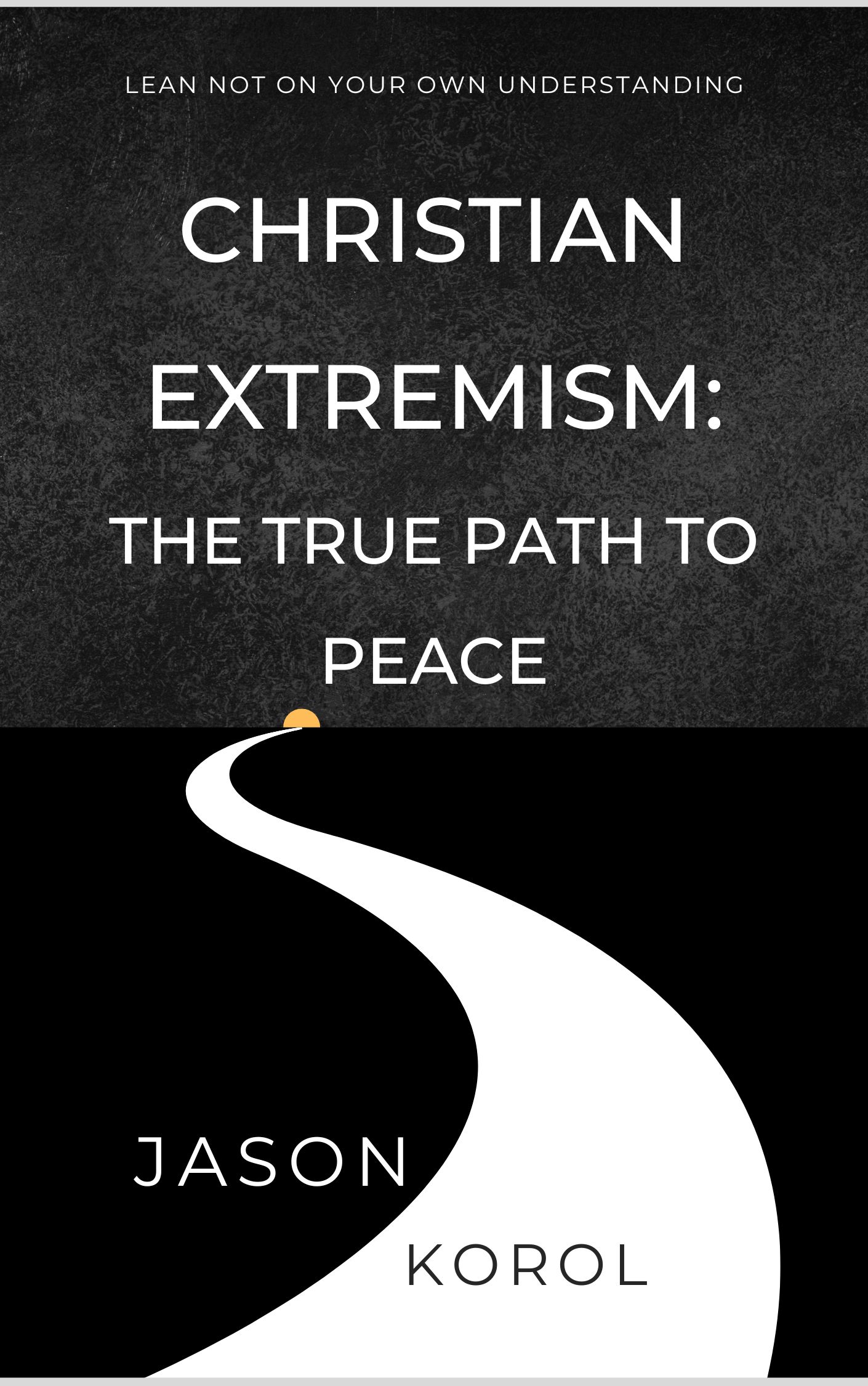 Black White Simple Inspirational Book Cover - 1